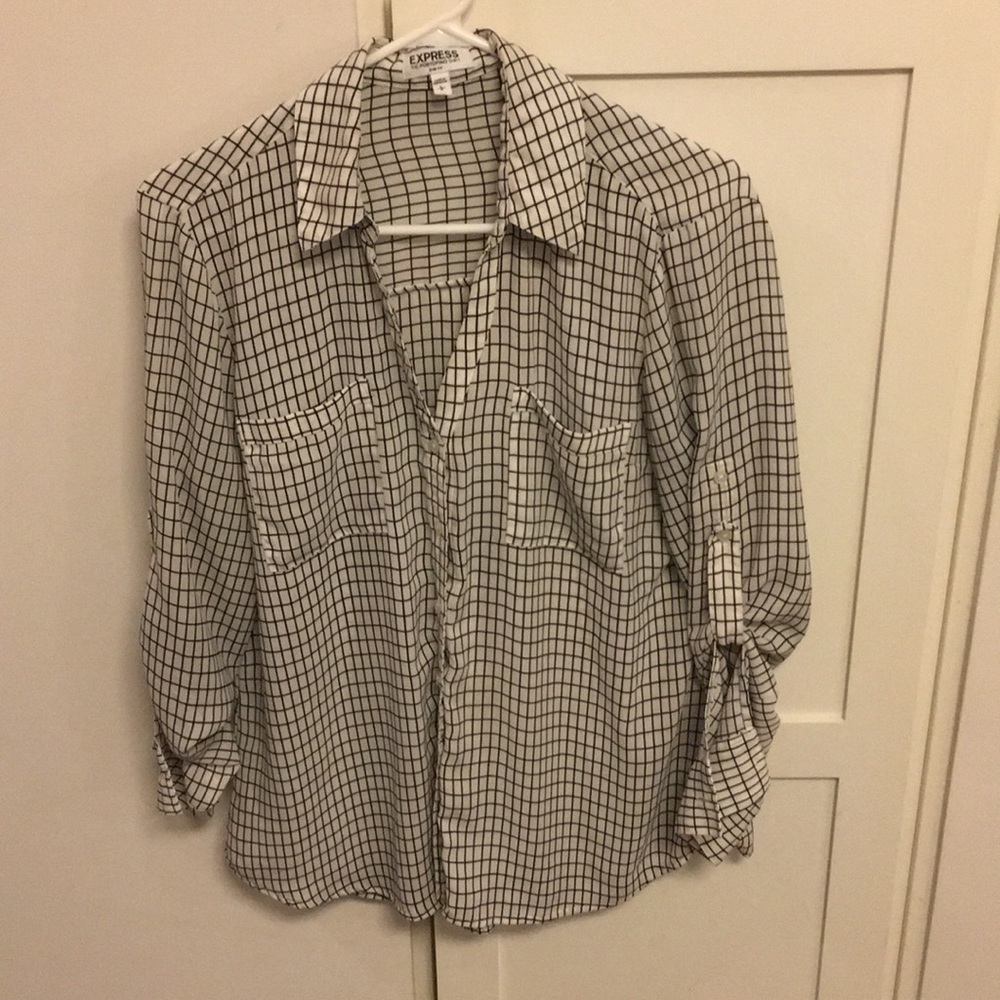 Black & White Blouse